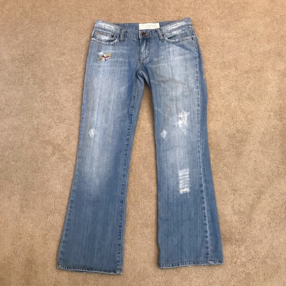 Joes Distressed Denim Blue Jeans Havens Retro 1971 Womens Waist 27 US Size 4 y2k - Picture 3 of 14